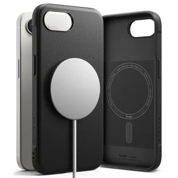Чохол-кільце Etui Ringke Onyx Magnetic MagSafe для iPhone 16e чорного кольору