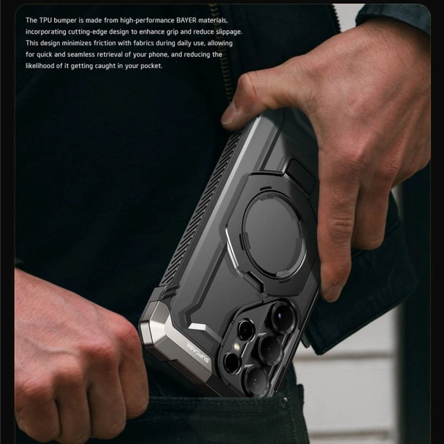 Чохол для Samsung Galaxy S25 Ultra Supcase UB Grip Mag MagSafe Black