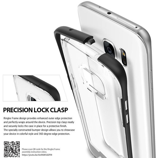 Etui ringke fusion frame samsung galaxy s7 edge sf black