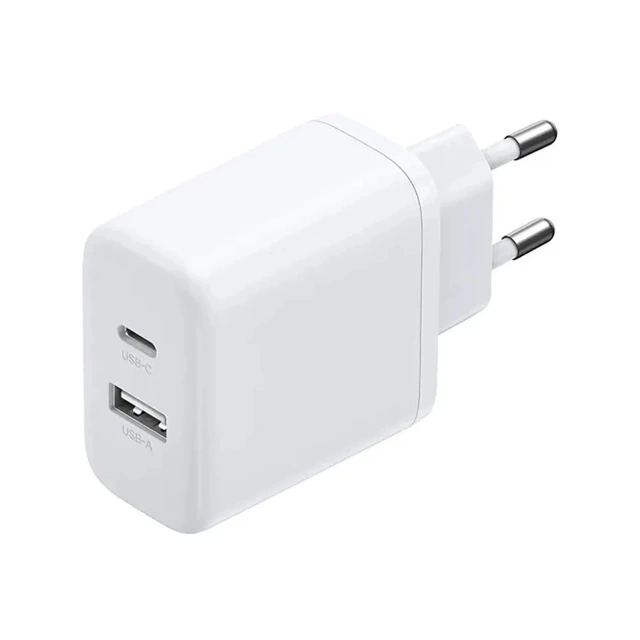 Ładowarka Sieciowa Ugreen X227 GaN 20W USB-C USB-A Biała