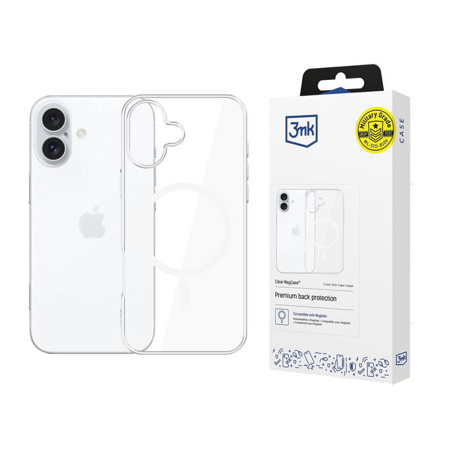 Etui 3mk Clear MagCase für iPhone 16 Plus