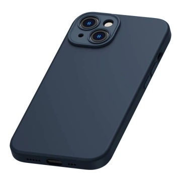 Ochranná sada Baseus Tekutý oxid kremičitý, magnetické puzdro a tvrdené sklo pre iPhone 14 Plus (modré)