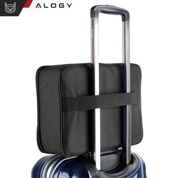 Taška na dokumenty Alogy s číselným zámkem - 37x26x11cm černá