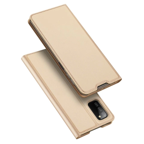 Dux Ducis Skin Pro Holster Cover Flip Cover pre Samsung Galaxy A03s zlatý