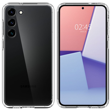 Mobilný telefón Spigen Ultra Hybrid pre Samsung Galaxy S23 Plus Crystal Clear