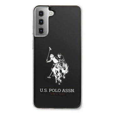 US Polo Shiny Big Logo Handyhülle für Samsung Galaxy S21 schwarz/schwarz