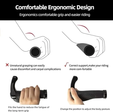 Sada držiakov na bicykel Rockbros BT1007B s rohmi - čierna