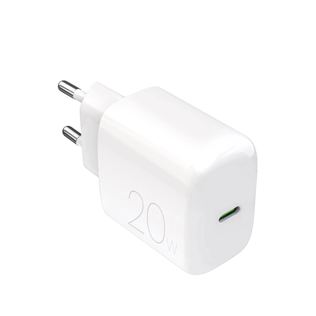 Ładowarka sieciowa Puro PROLITE 20W USB-C – biała
