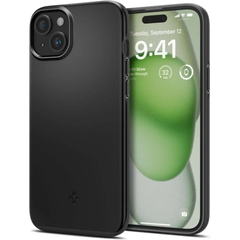Etui Spigen Thin Fit для Apple iPhone 15 Plus Black