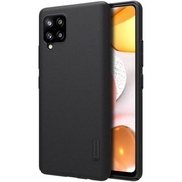 Nillkin Super Frosted Shield reinforced case cover stand for Samsung Galaxy A42 5G black