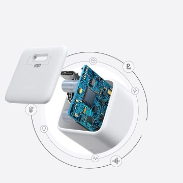 Rýchla nabíjačka USB typu C Joyroom 25 W 3A EÚ zástrčka biela (L-P251)