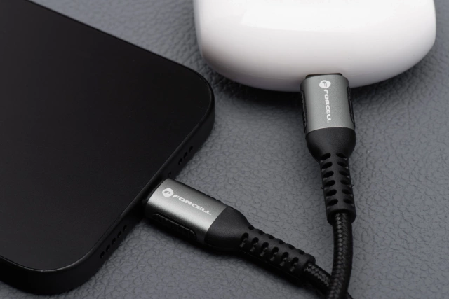 Kabel USB-C do USB-C Forcell 240W 5A QC 4.0 PD Nylon 3m Laptop Turbo