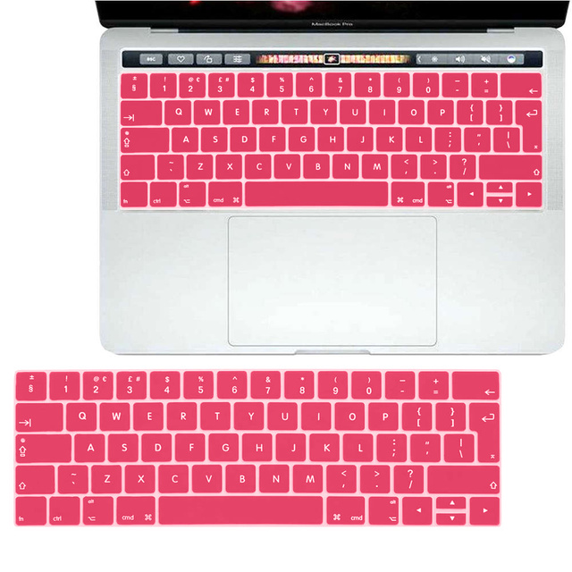 Protective cap Alogy keyboard cover for Apple Macbook Pro 13/ Pro 15 Pink
