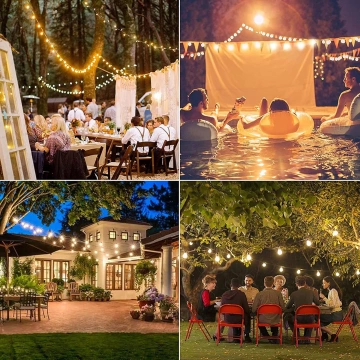 Garden Light Garland 10 LED Balcony Lights for Garden Waterproof Bulbs IP44 24V