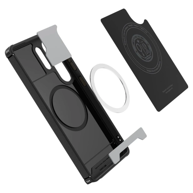 Чохол для Samsung Galaxy S25 Ultra Matte Black Spigen Core Armor MagSafe