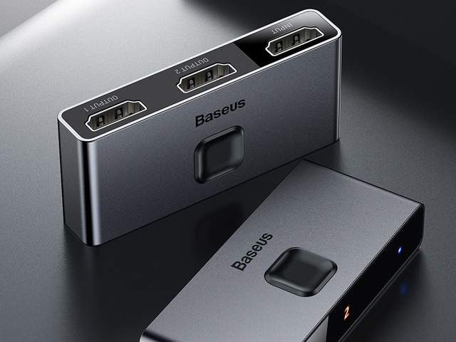Двонаправлений розгалужувач Baseus Switcher Full HDMI 4K 30Hz 2x1 / 1x2