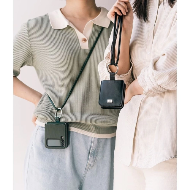 Фоліо Ringke signature galaxy z flip 4 темно-зелене