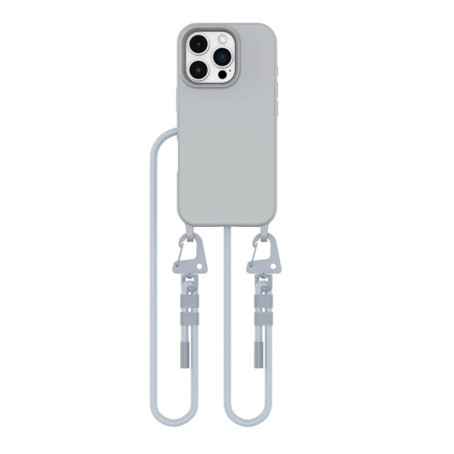 Pouzdro na iPhone 16 Pro Max Tech-Protect Magneticklear MagSafe šedé