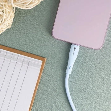 Kabel USB-A – USB-C 66W Forcell F-Energy Silicone 1 m C342 niebieski