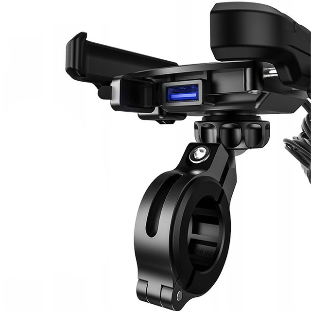Držiak telefónu na motorku Kewig KWG-M8 s QC 3.0 nabíjačkou