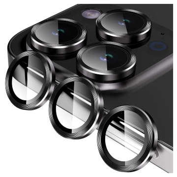 Sklo pre Apple iPhone 16 Pro / 16 Pro Max Cover Cover Lens 3mk Lens Protection Pro Black Protective Cover
