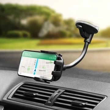 Автомобільний тримач FORCELL F-GRIP Carbon з гнучким важелем
