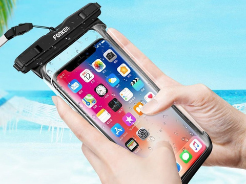 Vodotěsné pouzdro Fonken pro univerzální telefon IPX8 do 6,5" černé