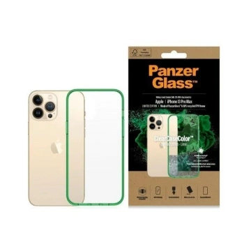 Pouzdro na iPhone 13 Pro Max PanzerGlass ClearCaseColor Antibacterial Lime
