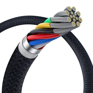 Baseus Crystal Shine 100W USB-C to USB-C Cable, 1.5m 20Gb (Black)