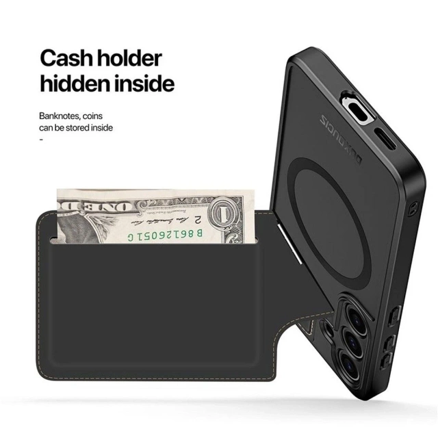 DUX DUCIS Rafi II Mag-Hülle – Rückseite mit Ständer, kompatibel mit MagSafe für Samsung S24 Plus