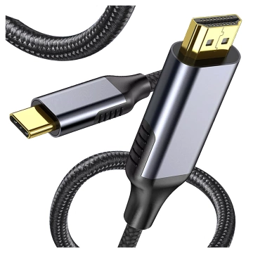 USB-C-zu-HDMI-Kabel Alogy HUB-Adapter 4K 60 Hz 200 cm 2 m Schwarz