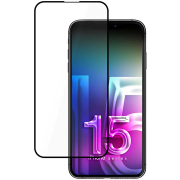 Загартоване скло для Apple iPhone 15 Pro Max 3mk HardGlass Max screen protector Black