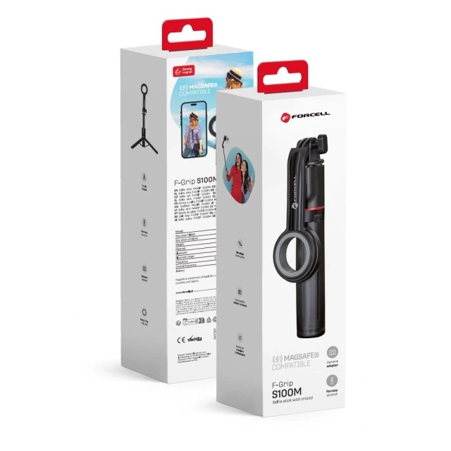 Selfie Stick MagSelfie S100M MagSafe Tripod Bluetooth Stabilizer