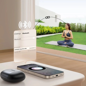 Sluchátka Joyroom s otevřenou náušníky TWS JR-OE4, černá, BT 5.4, IPX4, 50H