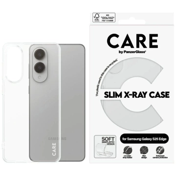 Чохол для Samsung Galaxy S25 Edge CARE від PanzerGlass Fashion X-Ray Clear