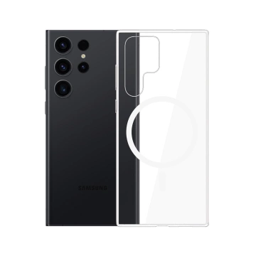 Schutzhülle für Samsung Galaxy S23 Ultra 3mk Clear MagCase