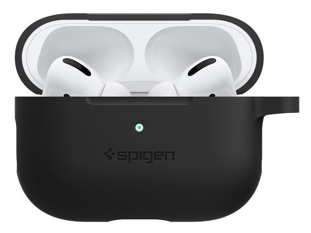 Etui silikonowe Spigen Fit case do Apple Airpods Pro Black