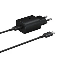 Nabíječka Samsung 25W EP-TA800EBE USB-C kabel EP-DA705BBE černá