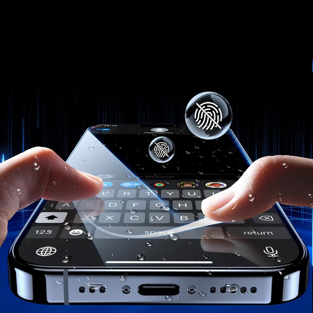 Ochranné sklo pro iPhone 15 Pro - 3mk HardGlass Max Privacy™ Anti-spyware temperované