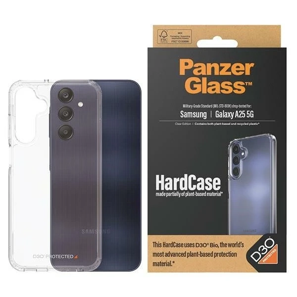 Чохол для Samsung Galaxy A25 5G PanzerGlass HardCase D3O Clear