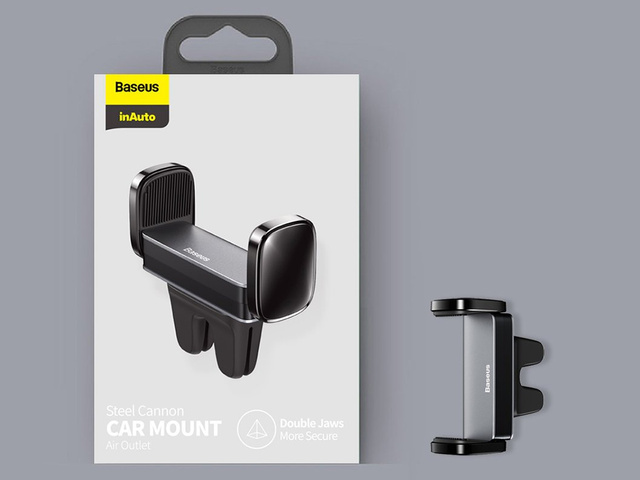 Baseus car phone holder for air vent Black