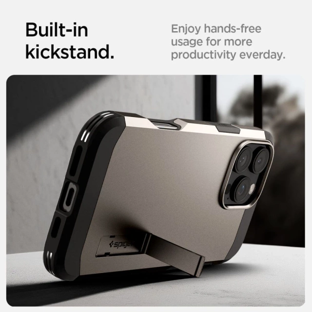 Kovové puzdro Spigen Tough Armor Mag MagSafe na iPhone 16 Pro Max