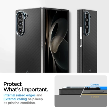 Etui Spigen Airskin pre Samsung Galaxy Z Fold 6 Aramid Black