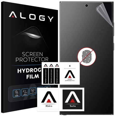 "MATTE" fólia pre Samsung Galaxy S23 Ultra Hydrogel Alogy HydroSkin Matte Pro™ obrazovka pre "FIGERPRINT FREE" puzdro