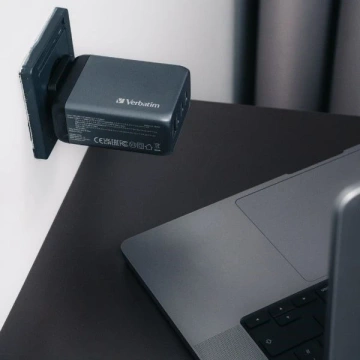 Verbatim GaN 200W nástenná nabíjačka 3xUSB-C/USB-A adaptér