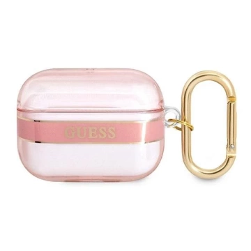 Guess GUAPHHTSP kryt AirPods Pro ružový / ružový Strap Collection