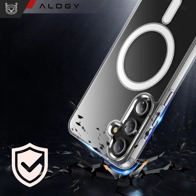 Чохол для Samsung Galaxy S24 Mag Safe Case Back Housing Cover Anti-Shock Clear Alogy Transparent