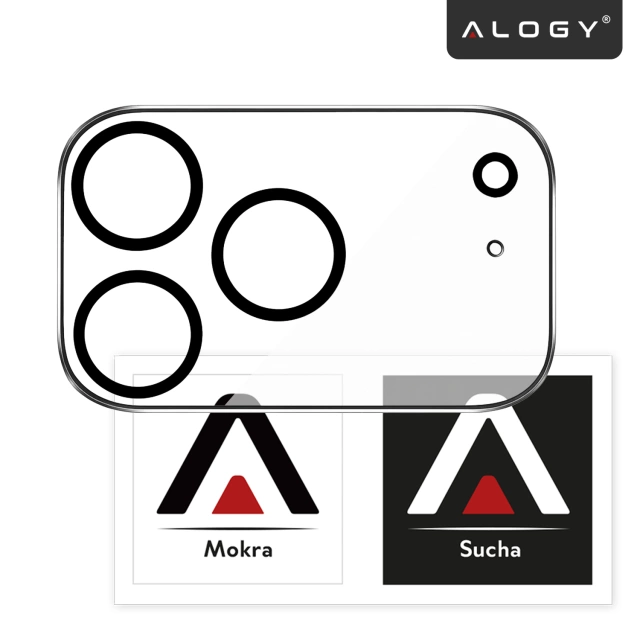 2x sklo objektívu fotoaparátu pre Apple iPhone 16 Pro / 16 Pro Max Alogy Lens Protector Pro Transparent