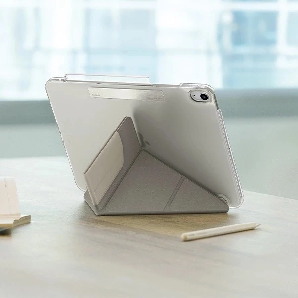 Etui UNIQ Camden Click na iPad Air 13" 2024 - beżowe