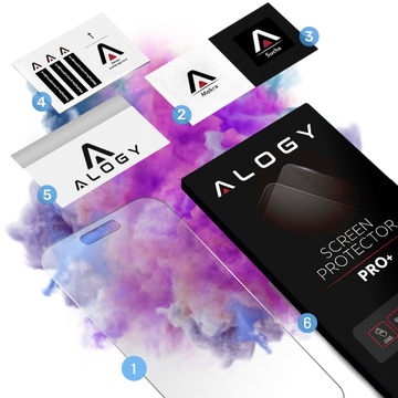 Hybridglas für Apple iPhone 15 Pro Max, Alogy Flexi Glass 9H Flachbildschirm